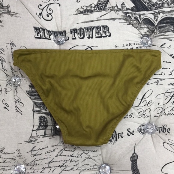 NWOT Madewell Second Wave Ribbed Classic Bikini Bottom - Picture 4 of 7